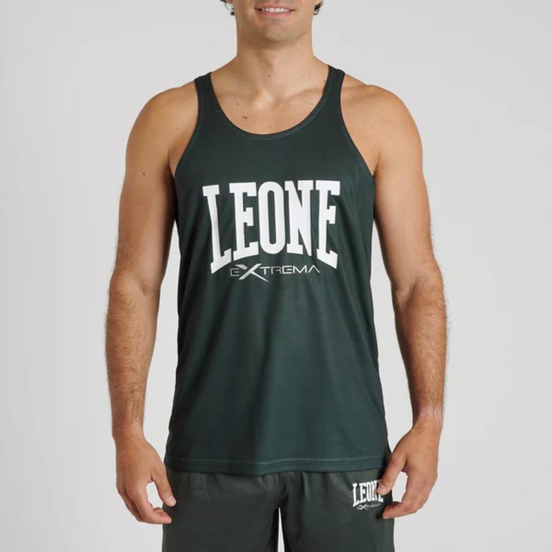 Leone Logo Tank -GREEN